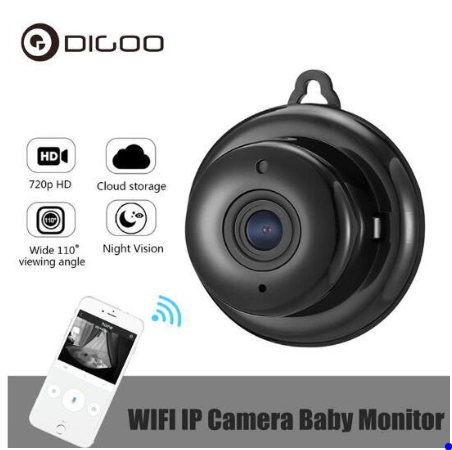 กล้องวงจรปิดไร้สาย ขนาดเล็ก 2.1 มม. 720 P WiFi Night Vision